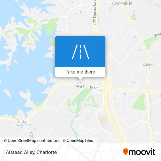 Mapa de Alstead Alley