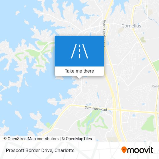 Prescott Border Drive map