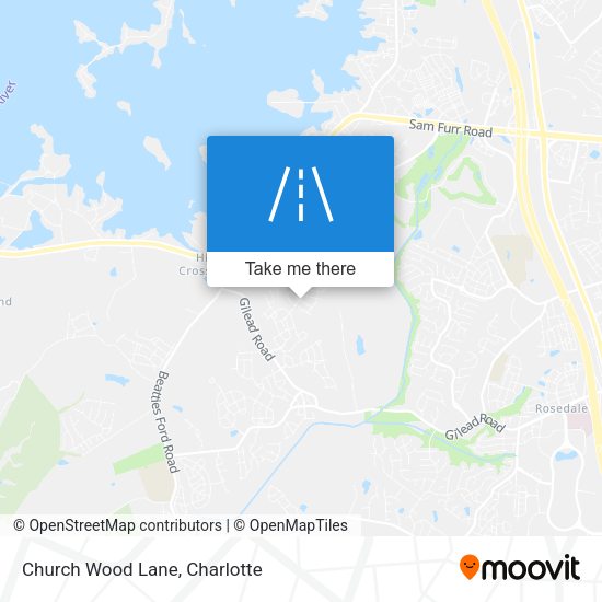 Mapa de Church Wood Lane