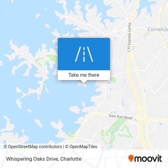 Whispering Oaks Drive map