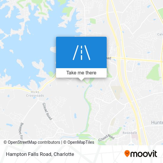Hampton Falls Road map