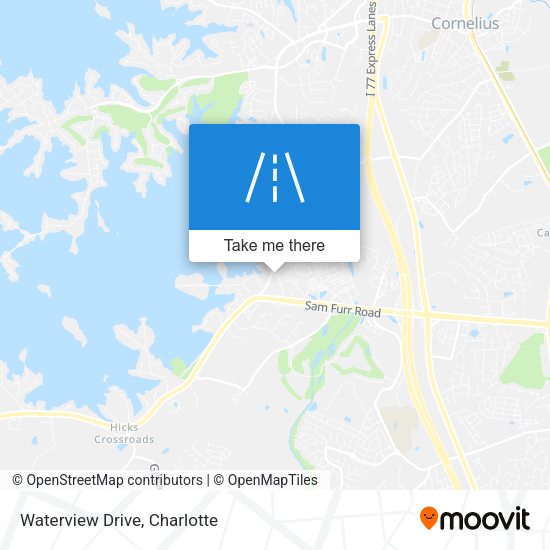 Mapa de Waterview Drive