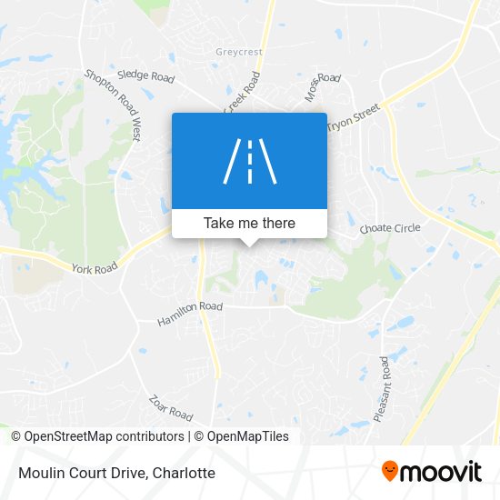 Mapa de Moulin Court Drive