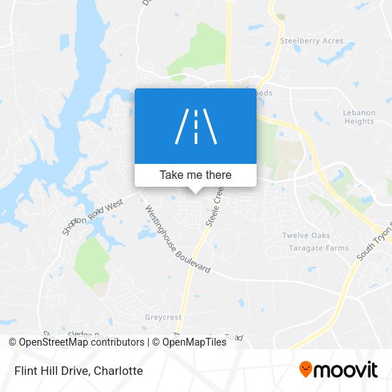 Flint Hill Drive map