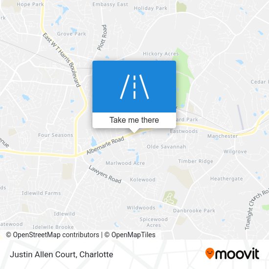 Justin Allen Court map