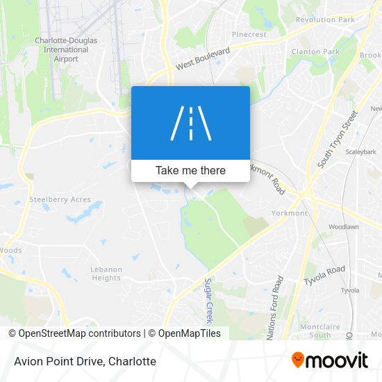Avion Point Drive map