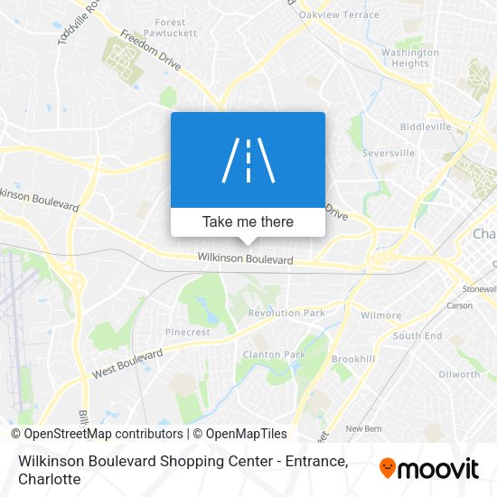 Wilkinson Boulevard Shopping Center - Entrance map