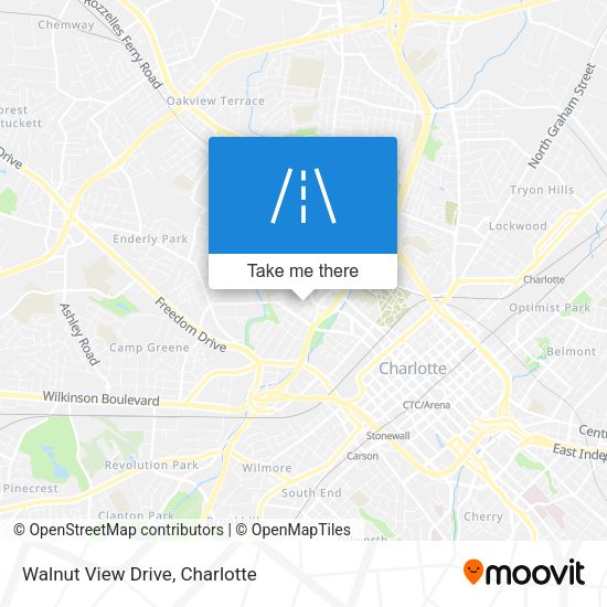 Walnut View Drive map