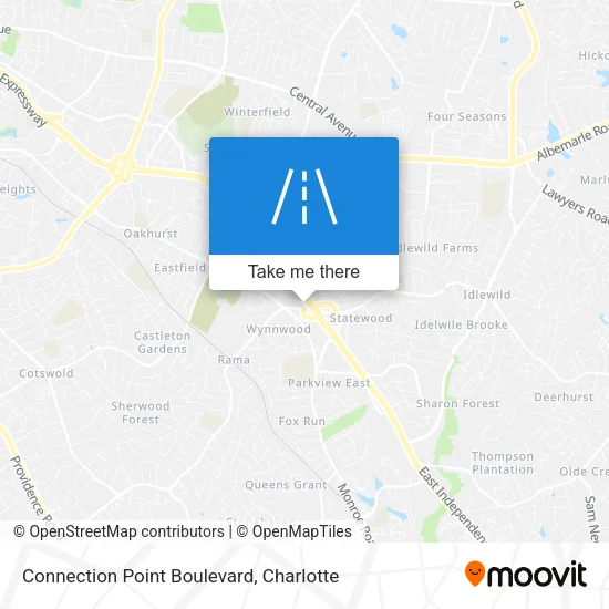 Connection Point Boulevard map