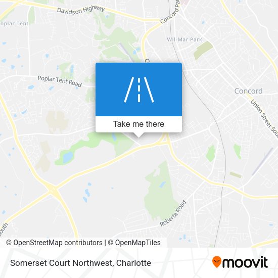 Mapa de Somerset Court Northwest