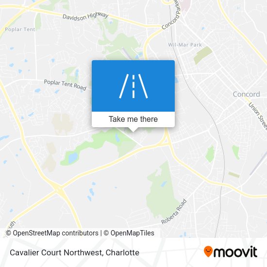 Cavalier Court Northwest map