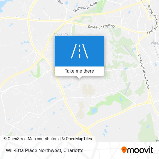 Mapa de Will-Etta Place Northwest