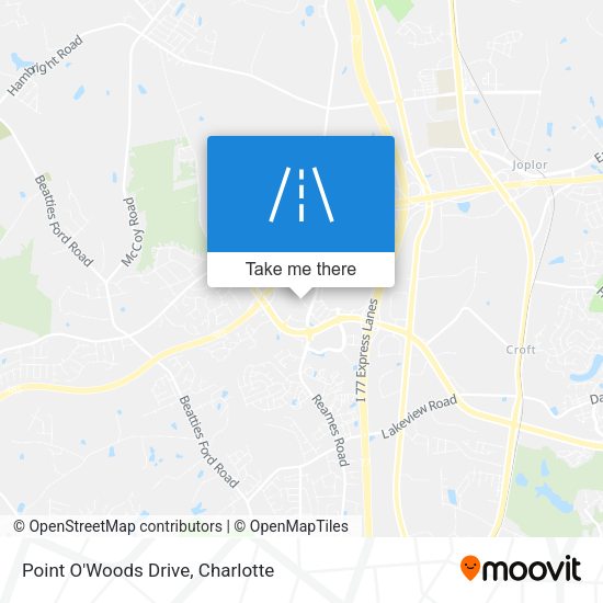 Mapa de Point O'Woods Drive