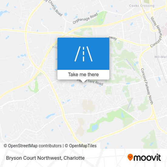 Mapa de Bryson Court Northwest