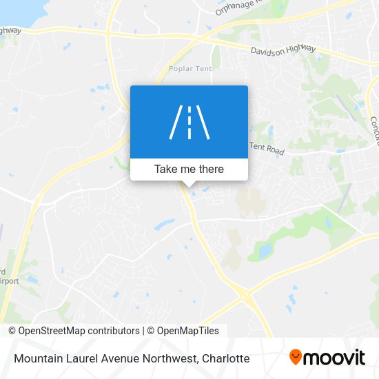 Mapa de Mountain Laurel Avenue Northwest