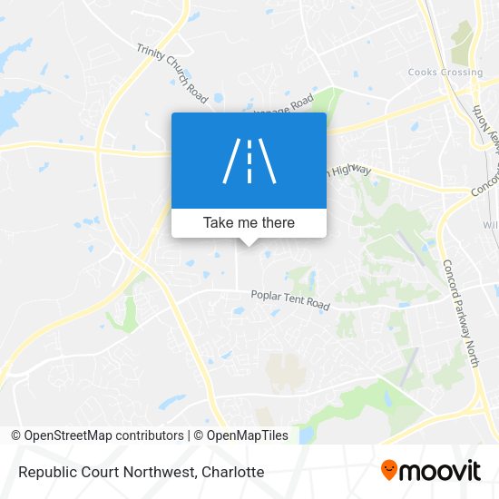 Republic Court Northwest map