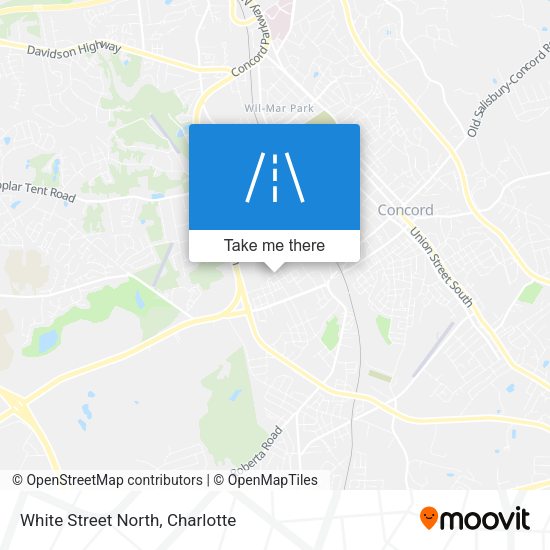 Mapa de White Street North