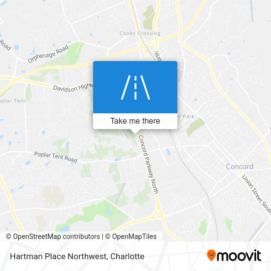 Mapa de Hartman Place Northwest