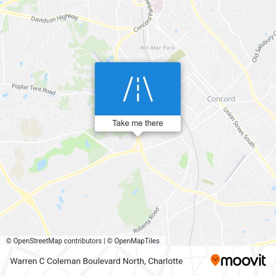 Mapa de Warren C Coleman Boulevard North