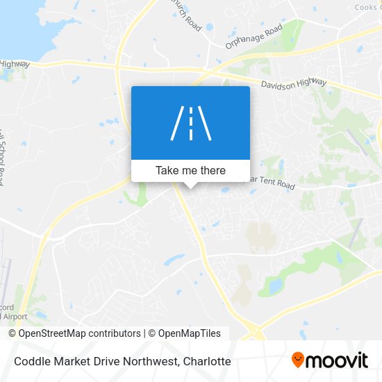 Mapa de Coddle Market Drive Northwest