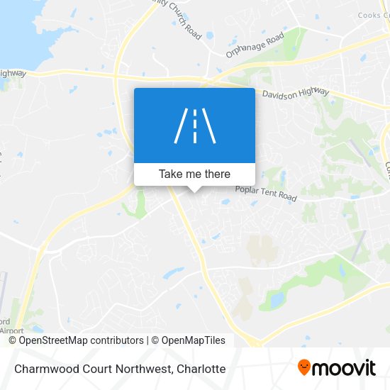 Charmwood Court Northwest map