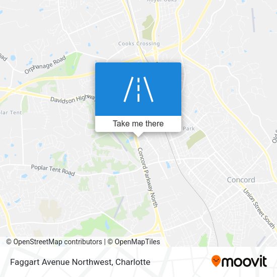 Mapa de Faggart Avenue Northwest