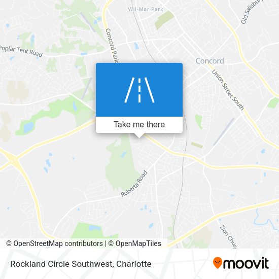 Mapa de Rockland Circle Southwest