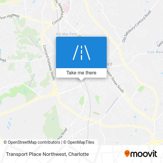 Mapa de Transport Place Northwest