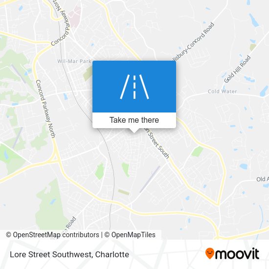 Mapa de Lore Street Southwest