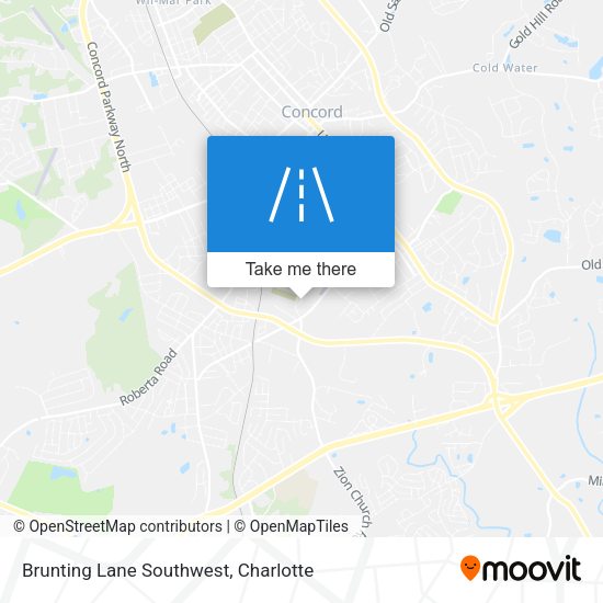 Mapa de Brunting Lane Southwest