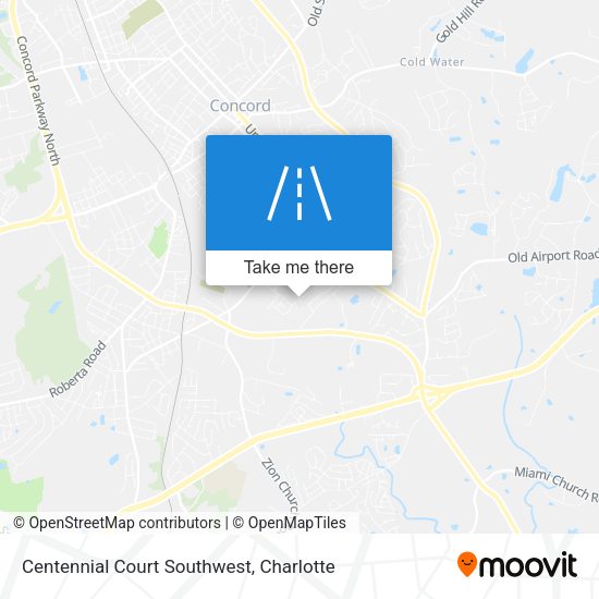Centennial Court Southwest map