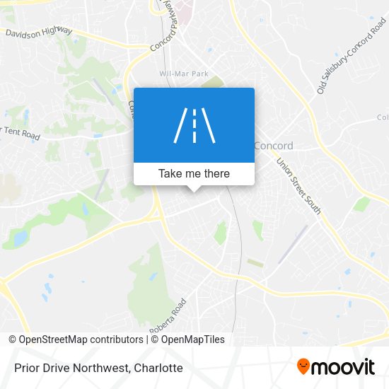 Prior Drive Northwest map