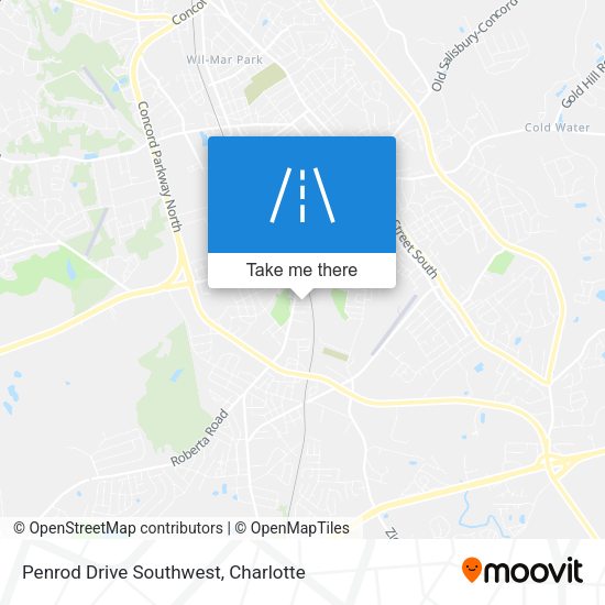 Mapa de Penrod Drive Southwest