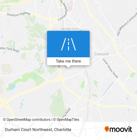 Durham Court Northwest map
