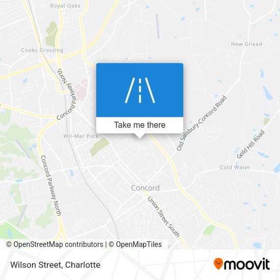 Mapa de Wilson Street
