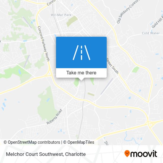 Mapa de Melchor Court Southwest