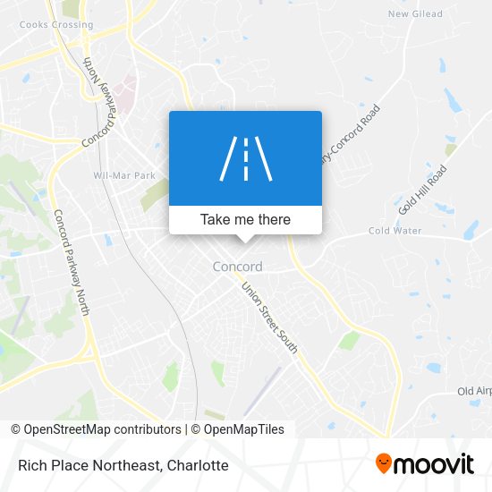 Mapa de Rich Place Northeast