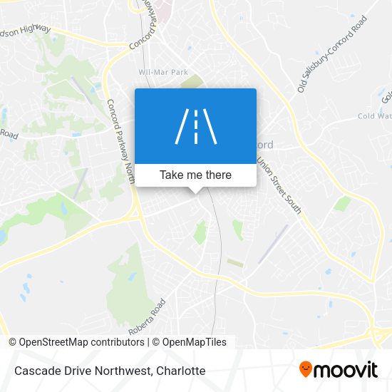 Mapa de Cascade Drive Northwest