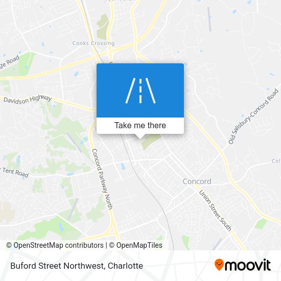 Mapa de Buford Street Northwest