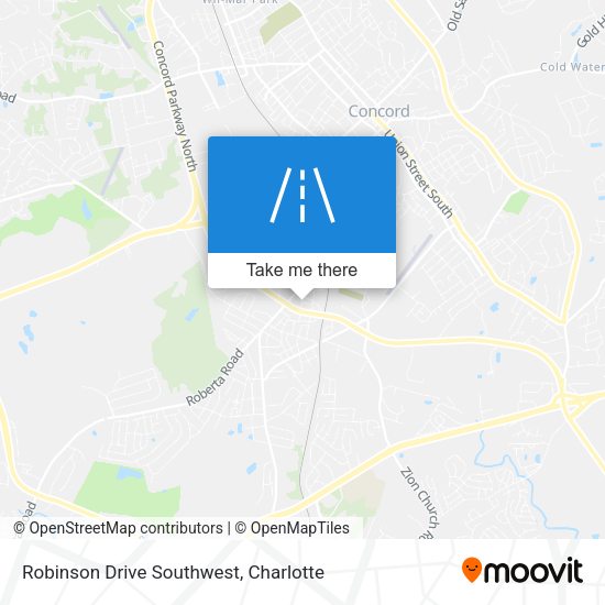 Mapa de Robinson Drive Southwest