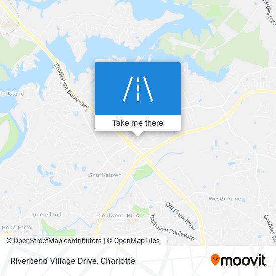 Riverbend Village Drive map