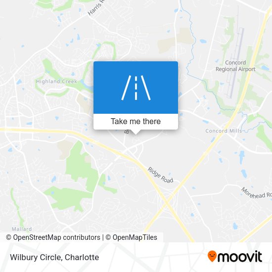Mapa de Wilbury Circle