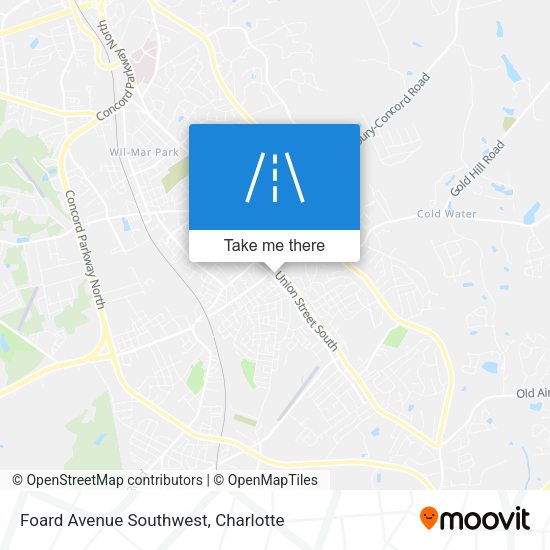 Mapa de Foard Avenue Southwest