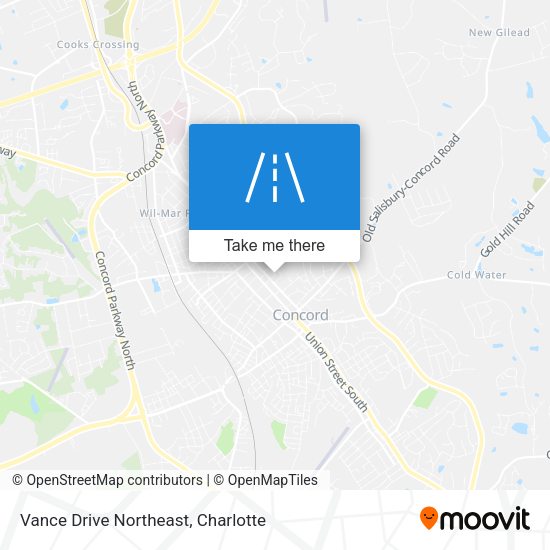 Vance Drive Northeast map