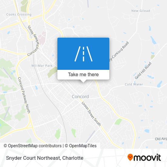 Snyder Court Northeast map