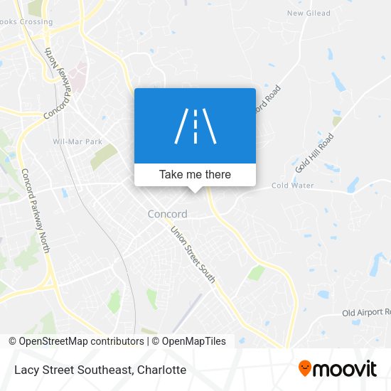 Lacy Street Southeast map