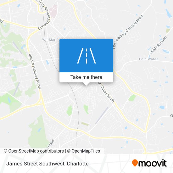 James Street Southwest map
