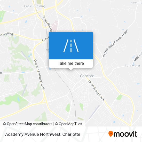 Academy Avenue Northwest map