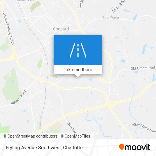 Mapa de Fryling Avenue Southwest
