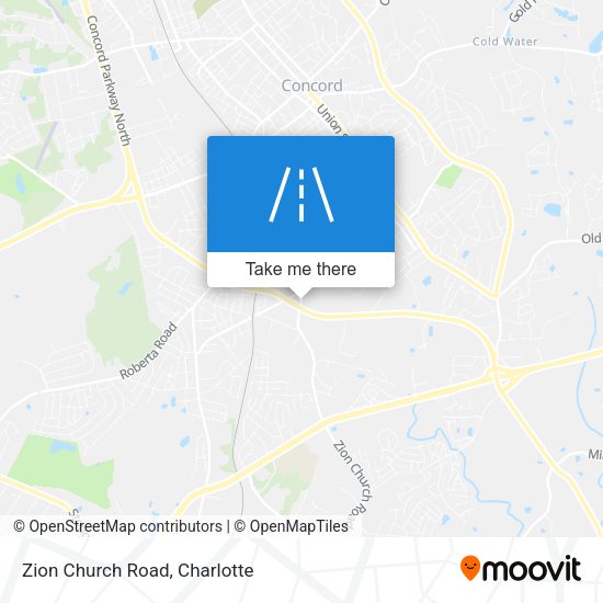Mapa de Zion Church Road